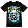 Jordan 5 Aqua DopeSkill T-Shirt Trapped Halloween Graphic Streetwear - Black
