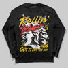 Yellow Sneakers DopeSkill Long Sleeve T-Shirt Got It Out The Mud Graphic Streetwear - Black
