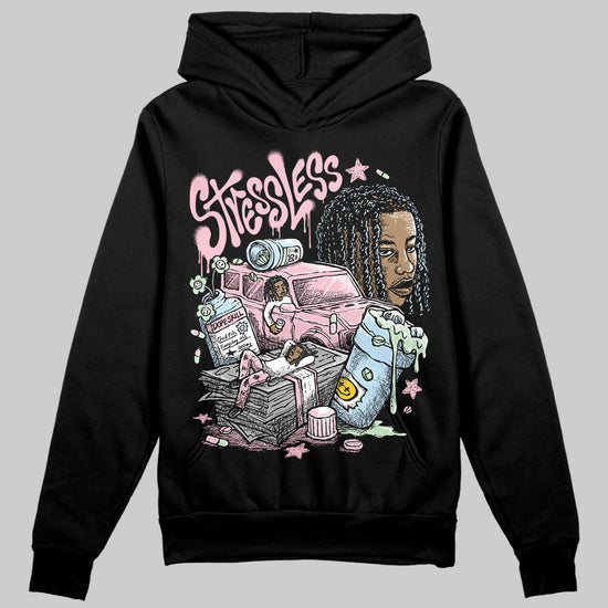 Jordan 4 Retro Valentine's Day (2026) (GS) DopeSkill Hoodie Sweatshirt Stressless Graphic Streetwear - Black