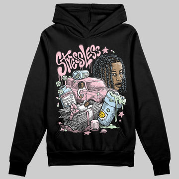 Jordan 4 Retro Valentine's Day (2026) (GS) DopeSkill Hoodie Sweatshirt Stressless Graphic Streetwear - Black