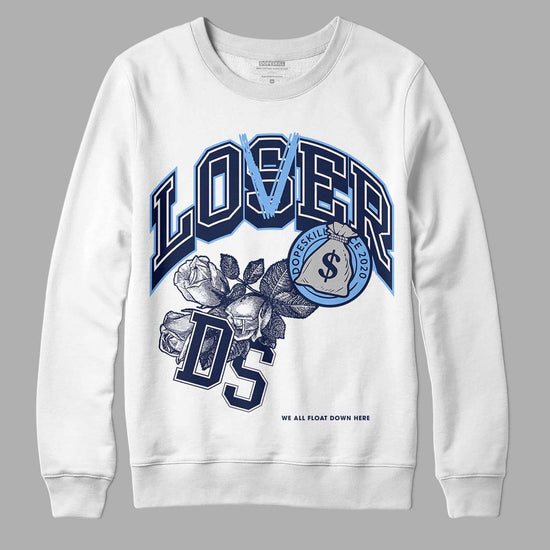 Jordan 5 Midnight Navy DopeSkill Sweatshirt Loser Lover Graphic Streetwear