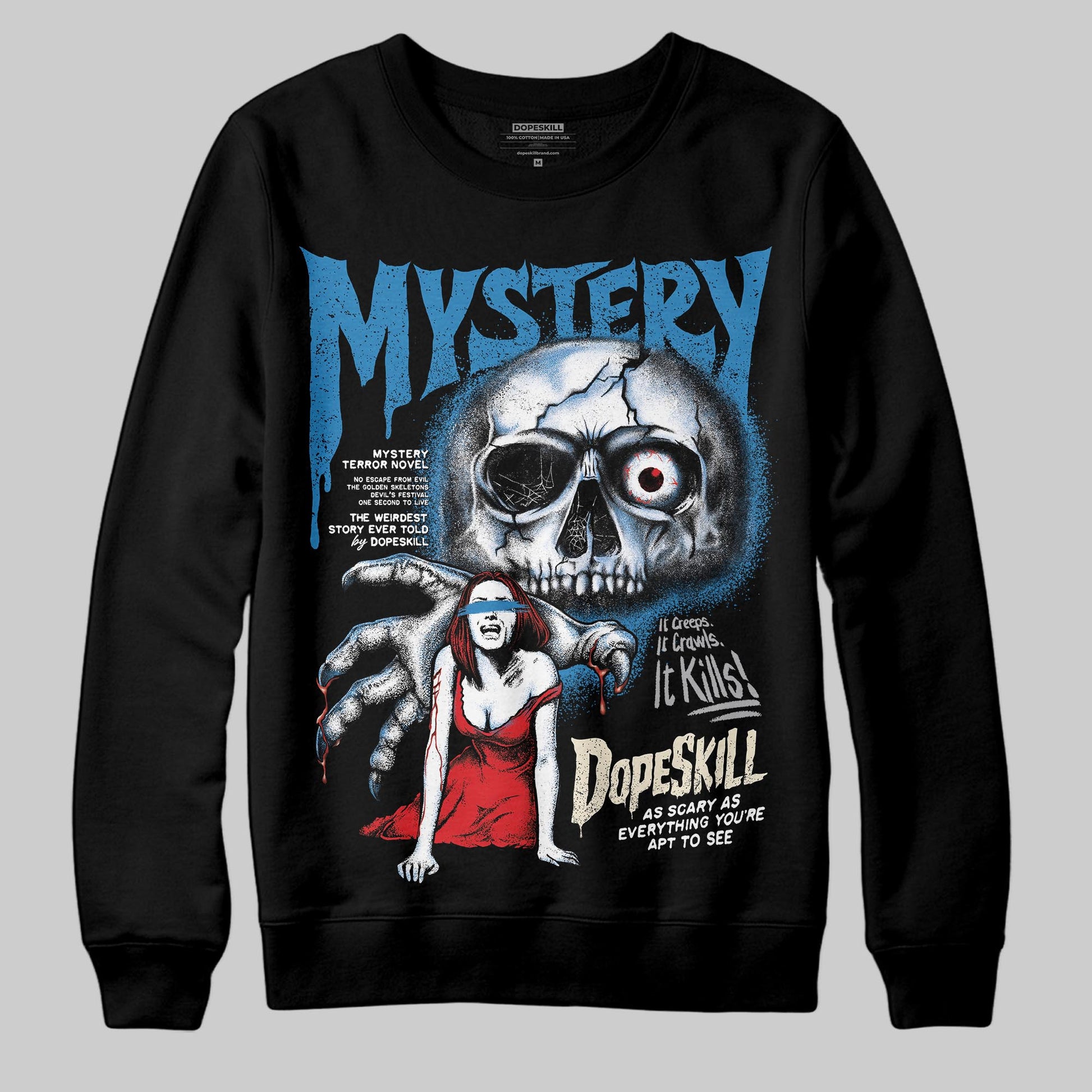 Jordan 3 Retro OG Rare Air DopeSkill Sweatshirt Mystery Ghostly Grasp Graphic Streetwear - Black