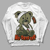 Olive Sneakers DopeSkill Long Sleeve T-Shirt Hurt Bear Graphic Streetwear - White