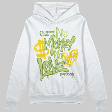 Dunk Low Pro SB 'Fruity Pack - Green Apple' DopeSkill Hoodie Sweatshirt No Money No Love Typo Graphic Streetwear - White