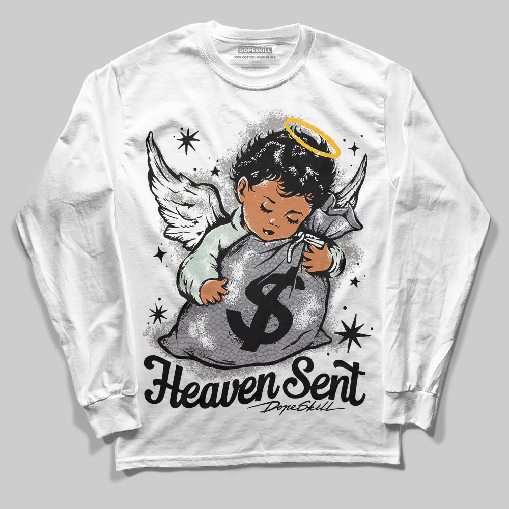 Jordan 1 Retro Low OG Year of the Snake (2025) DopeSkill Long Sleeve T-Shirt Heaven Sent Graphic Streetwear - White