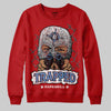 Jordan 11 Retro Cherry DopeSkill Sweatshirt New Trapped Graphic Streetwear - red