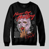 Awake NY x Air Jordan 5 Arctic Pink DopeSkill Sweatshirt Never Stop Hustling Graphic Streetwear - Black