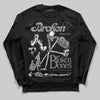 Jordan 5 Retro Wolf Grey (2026) DopeSkill Long Sleeve T-Shirt Broken Bones Graphic Streetwear - Black