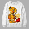 Jordan 13 Del Sol DopeSkill Sweatshirt Broken Heart Graphic Streetwear - White