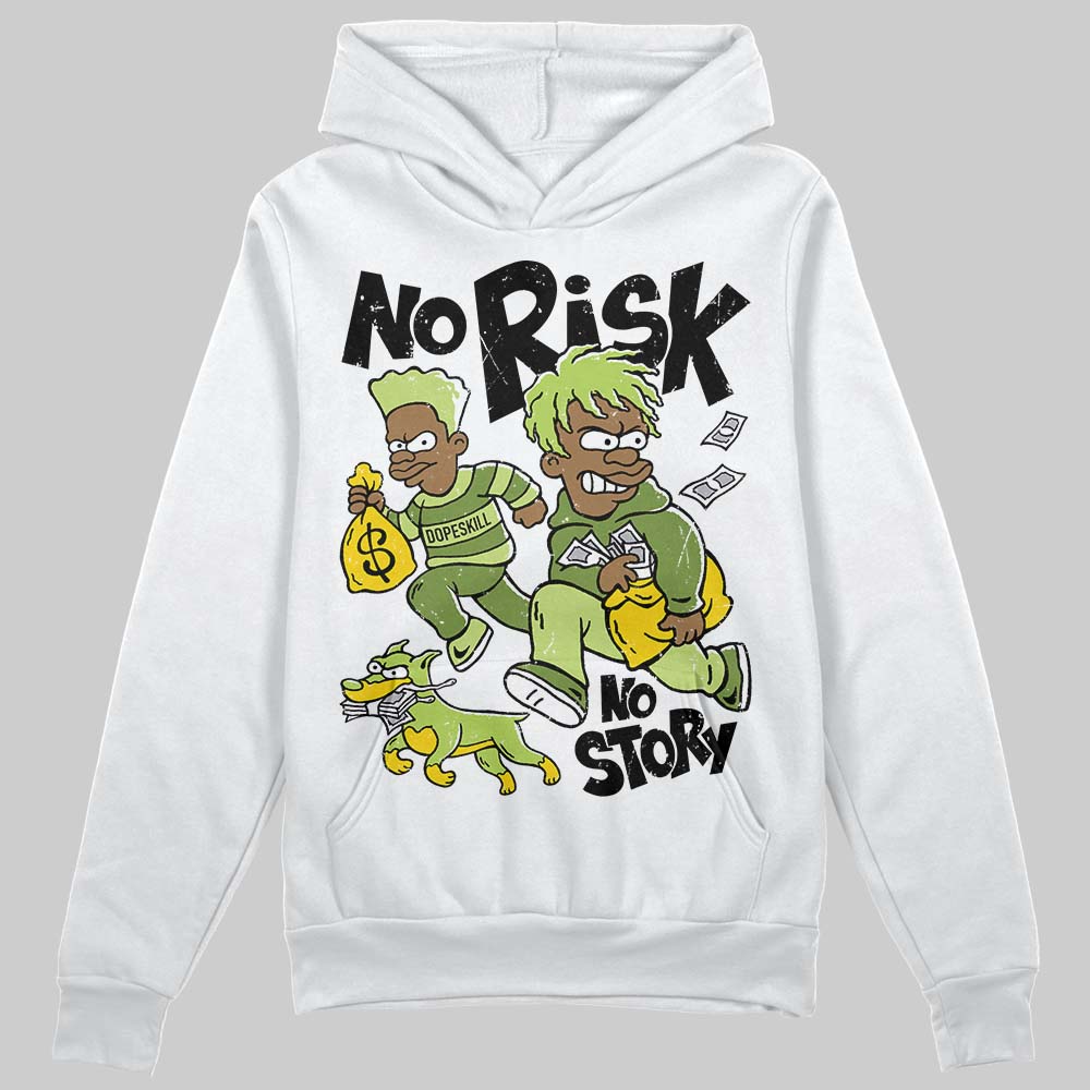 Dunk Low Pro SB 'Fruity Pack - Green Apple' DopeSkill Hoodie Sweatshirt No Risk No Story Graphic Streetwear - White