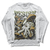 Jordan 5 Jade Horizon DopeSkill Long Sleeve T-Shirt Resist Graphic Streetwear - White 