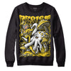 Jordan 4 Tour Yellow Thunder DopeSkill Sweatshirt Resist Graphic Streetwear - Black