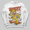 Yellow Sneakers DopeSkill Long Sleeve T-Shirt Money Callin' Graphic Streetwear - White