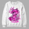 Dunk Low GS “Active Fuchsia” DopeSkill Sweatshirt Smile Through The Pain Graphic Streetwear - White