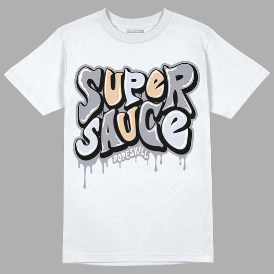 Jordan 4 Retro Frozen Moments DopeSkill T-Shirt Super Sauce Graphic Streetwear - White 