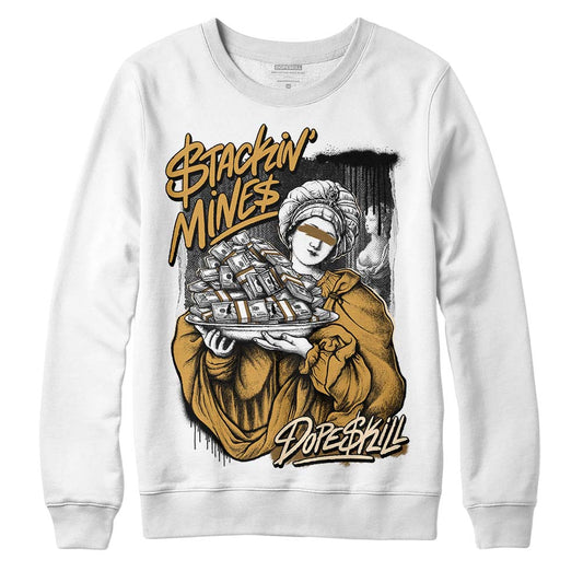 Jordan 11 "Gratitude" DopeSkill Sweatshirt Stackin Mines Graphic Streetwear - White