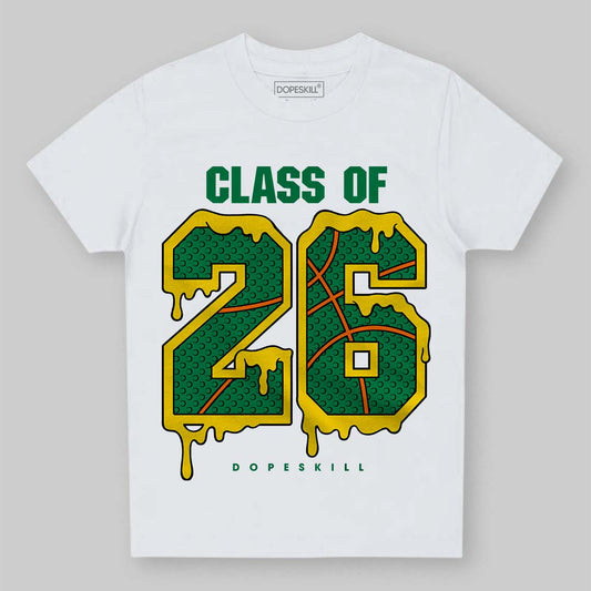 Green Sneakers DopeSkill Toddler Kids T-shirt 26 Drip Graphic Streetwear - White 