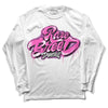 Jordan 4 GS “Hyper Violet” DopeSkill Long Sleeve T-Shirt Rare Breed Type Graphic Streetwear - White