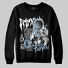 Jordan 40 “Blue Suede” DopeSkill Sweatshirt Drip'n Never Tripp'n Graphic Streetwear - Black