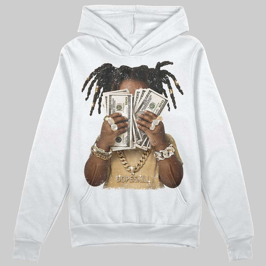 Jordan 12 Retro 'Taxi' 2025 DopeSkill Hoodie Sweatshirt Rich Youth Graphic Streetwear - White