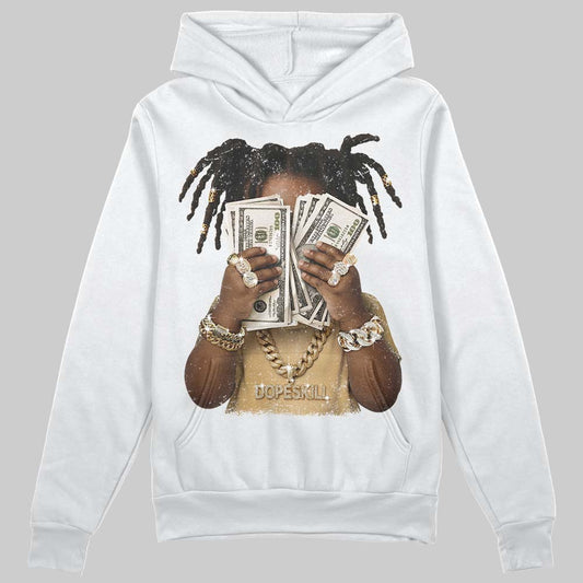 Jordan 12 Retro 'Taxi' 2025 DopeSkill Hoodie Sweatshirt Rich Youth Graphic Streetwear - White