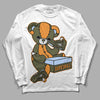 Jordan 5 "Olive" DopeSkill Long Sleeve T-Shirt Sneakerhead BEAR Graphic Streetwear - White