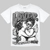 Jordan 4 “Black Cat” (2025) DopeSkill T-Shirt Real Ones Choose Loyalty Graphic Streetwear - White 