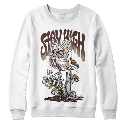 Jordan 1 High OG “Latte” DopeSkill Sweatshirt Stay High Graphic Streetwear - White