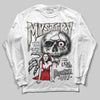 Jordan 3 Retro Pure Money DopeSkill Long Sleeve T-Shirt Mystery Ghostly Grasp Graphic Streetwear - White
