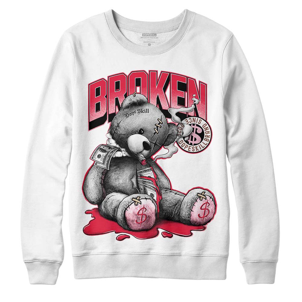 Dunk Low PRM Bacon DopeSkill Sweatshirt Sick Bear Graphic Streetwear - White