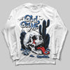 Jordan 11 Low “Space Jam” DopeSkill Long Sleeve T-Shirt God Got Me Graphic Streetwear - White