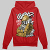 Red Sneakers DopeSkill Hoodie Grind Pray Graphic Streetwear - Red