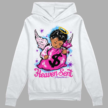 Pink Sneakers DopeSkill Hoodie Sweatshirt Heaven Sent Graphic Streetwear - White