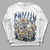 A Ma Maniere x Jordan 5 Dawn “Photon Dust” DopeSkill Long Sleeve T-Shirt Chillin Graphic Streetwear - White