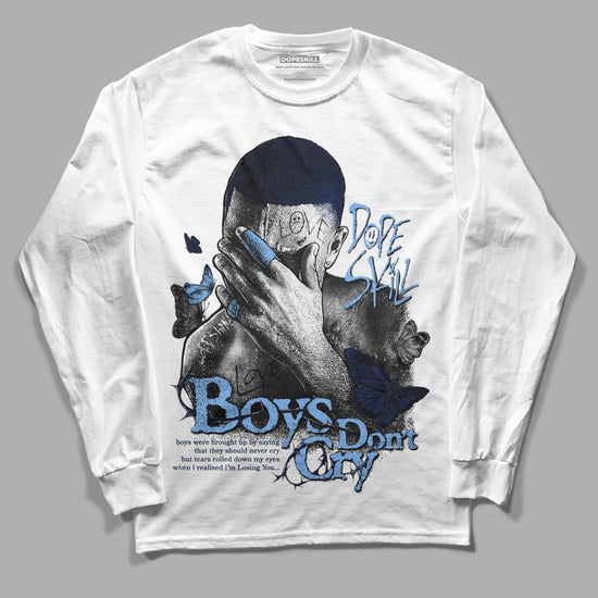 Jordan 5 Midnight Navy DopeSkill Long Sleeve T-Shirt Boys Don't Cry Graphic Streetwear