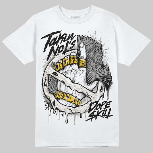 Jordan 3 Retro Pure Money DopeSkill T-Shirt Takin No L's Graphic Streetwear - WHite