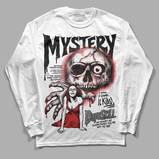 Jordan 1 High OG “Black/White” DopeSkill Long Sleeve T-Shirt Mystery Ghostly Grasp Graphic Streetwear - White 