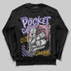 Jordan 11 "Mojave" DopeSkill Long Sleeve T-Shirt Pocket Change Graphic Streetwear - black