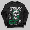 Green Sneakers DopeSkill Long Sleeve T-Shirt Jealousy Graphic Streetwear - Black
