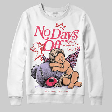 Jordan 5 Low “Peanut Butter Jelly” DopeSkill Sweatshirt New No Days Off Graphic Streetwear - White