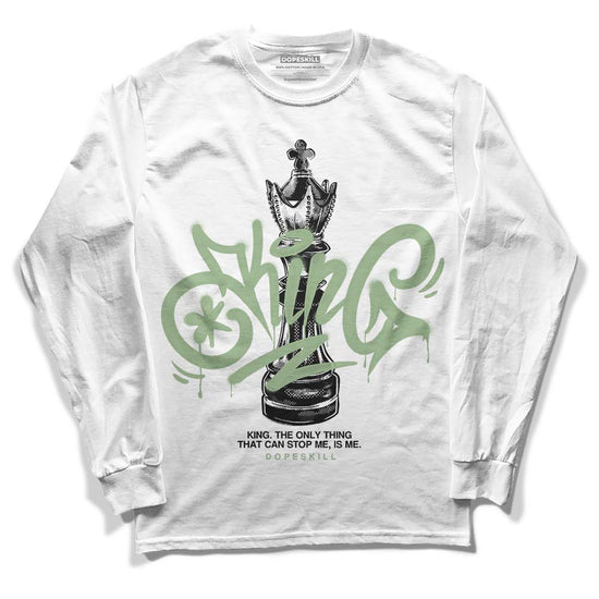 Jordan 4 Retro “Seafoam” DopeSkill Long Sleeve T-Shirt King Chess Graphic Streetwear - White