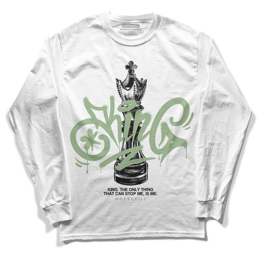 Jordan 4 Retro “Seafoam” DopeSkill Long Sleeve T-Shirt King Chess Graphic Streetwear - White