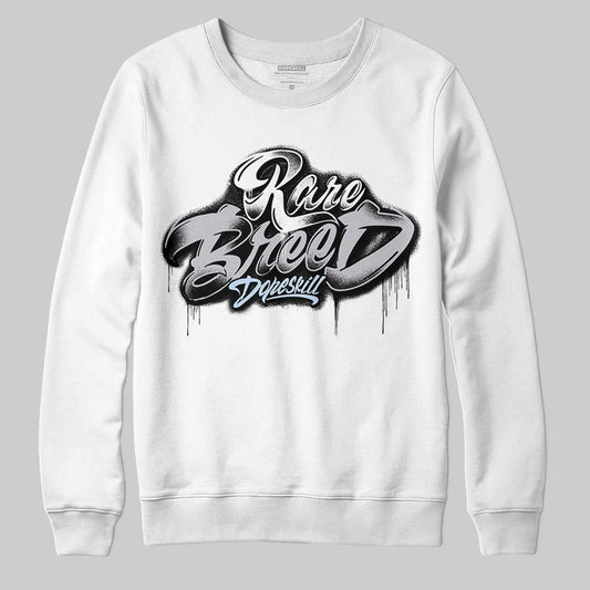 Jordan 5 Retro OG Black Metallic Reimagined DopeSkill Sweatshirt Rare Breed Type Graphic Streetwear - White