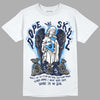 Jordan 3 "Midnight Navy" DopeSkill T-Shirt Angels Graphic Streetwear - White 