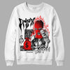 Black and White Sneakers DopeSkill Sweatshirt Drip'n Never Tripp'n Graphic Streetwear - White