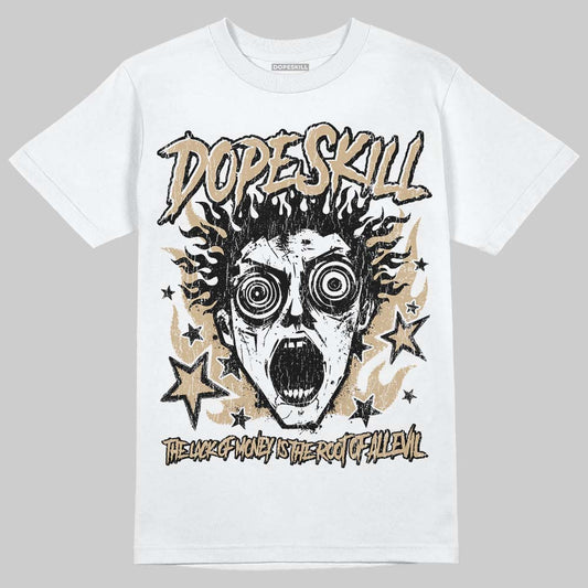 TAN Sneakers DopeSkill T-Shirt Root of Evil Graphic Streetwear - White