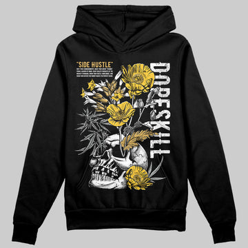 Jordan 12 "Phantom" DopeSkill Hoodie Sweatshirt Side Hustle Graphic Streetwear - Black