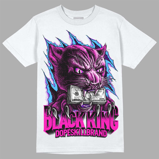 Dunk Low GS “Active Fuchsia” DopeSkill T-Shirt Black King Graphic Streetwear - White