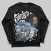 Jordan 4 WMNS 'Forget Me Not' DopeSkill Long Sleeve T-Shirt Stressless Graphic Streetwear - Black