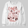 Jordan 1 Low OG “Rust Pink” DopeSkill Sweatshirt Real Y2K Players Graphic Streetwear - White 